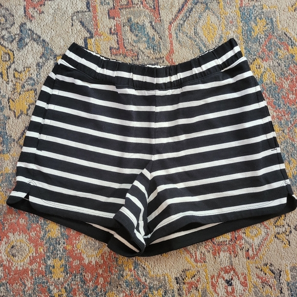 J.Crew New Mariner Striped Jersey Shorts - Picture 2 of 4